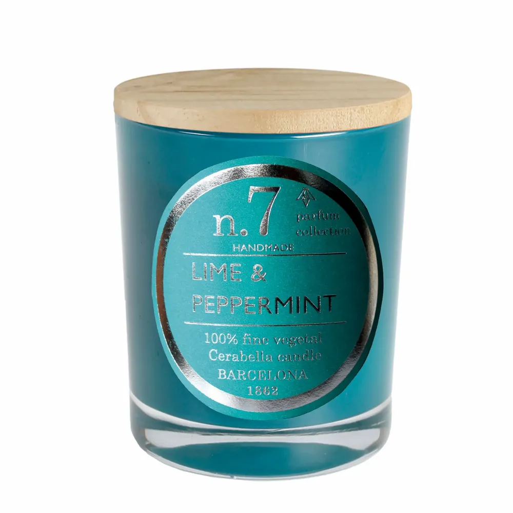 Candles - NUMBERS COLLECTION NUM.7 LIME & PEPPERMINT - CERABELLA SL