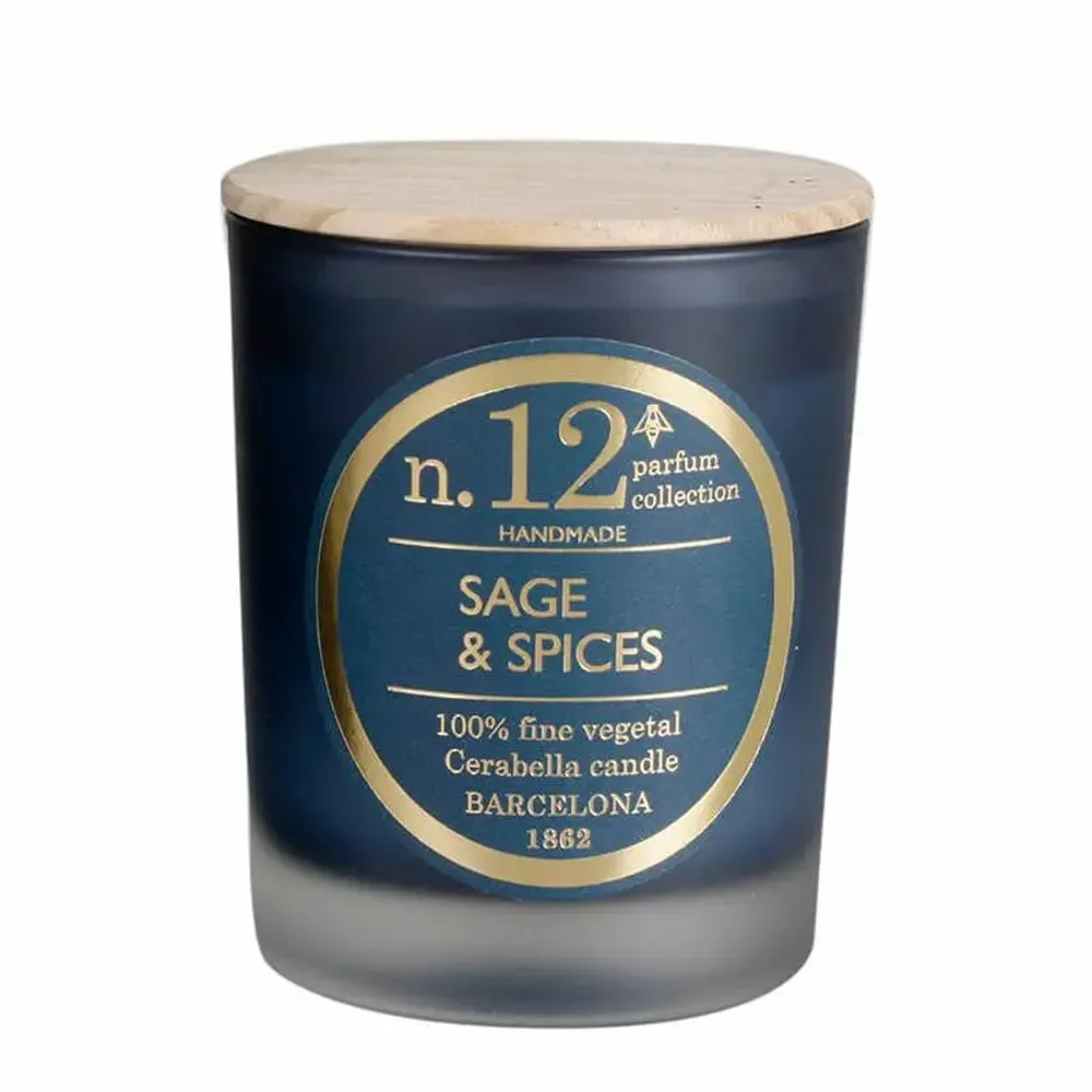 Bougies - NUMBERS NUM.12 SAGE & SPICES - CERABELLA SL