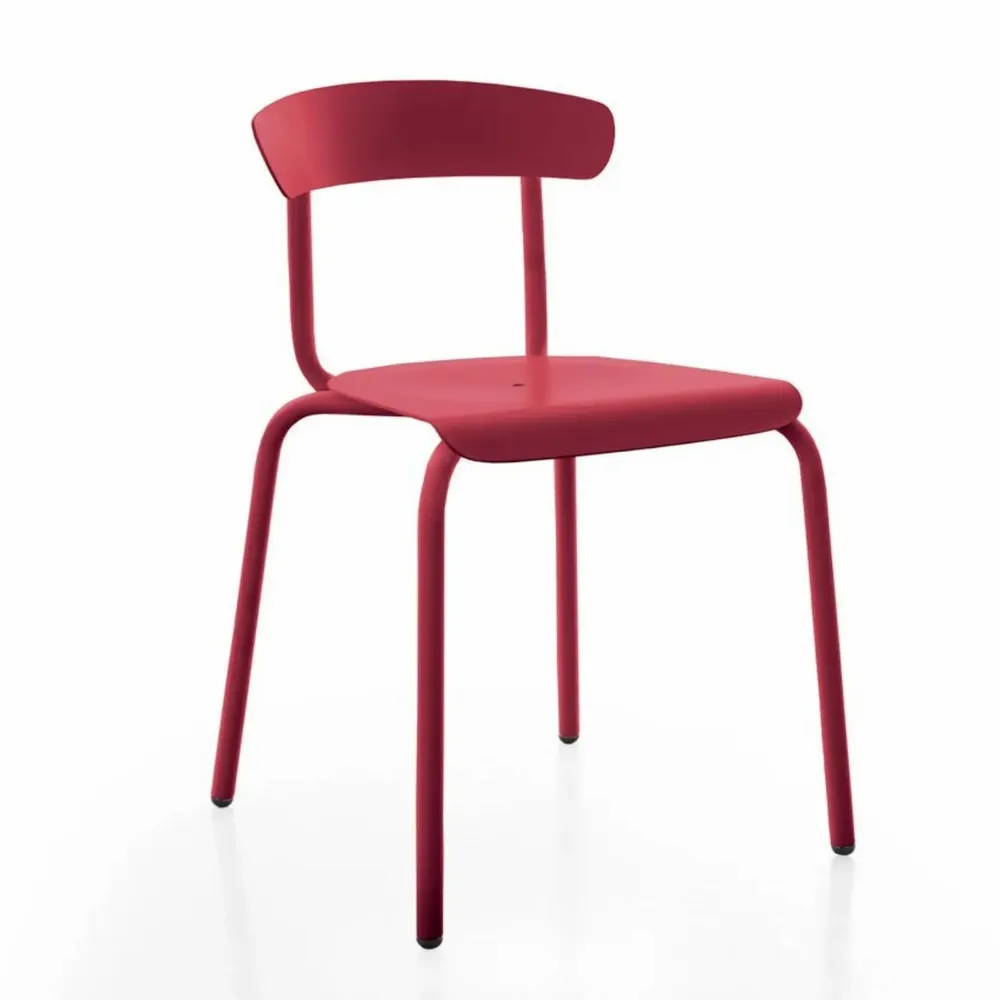 Fauteuils - Chaise d'extérieur empilable en aluminium ALU MITO - ALTEK ITALIA DESIGN