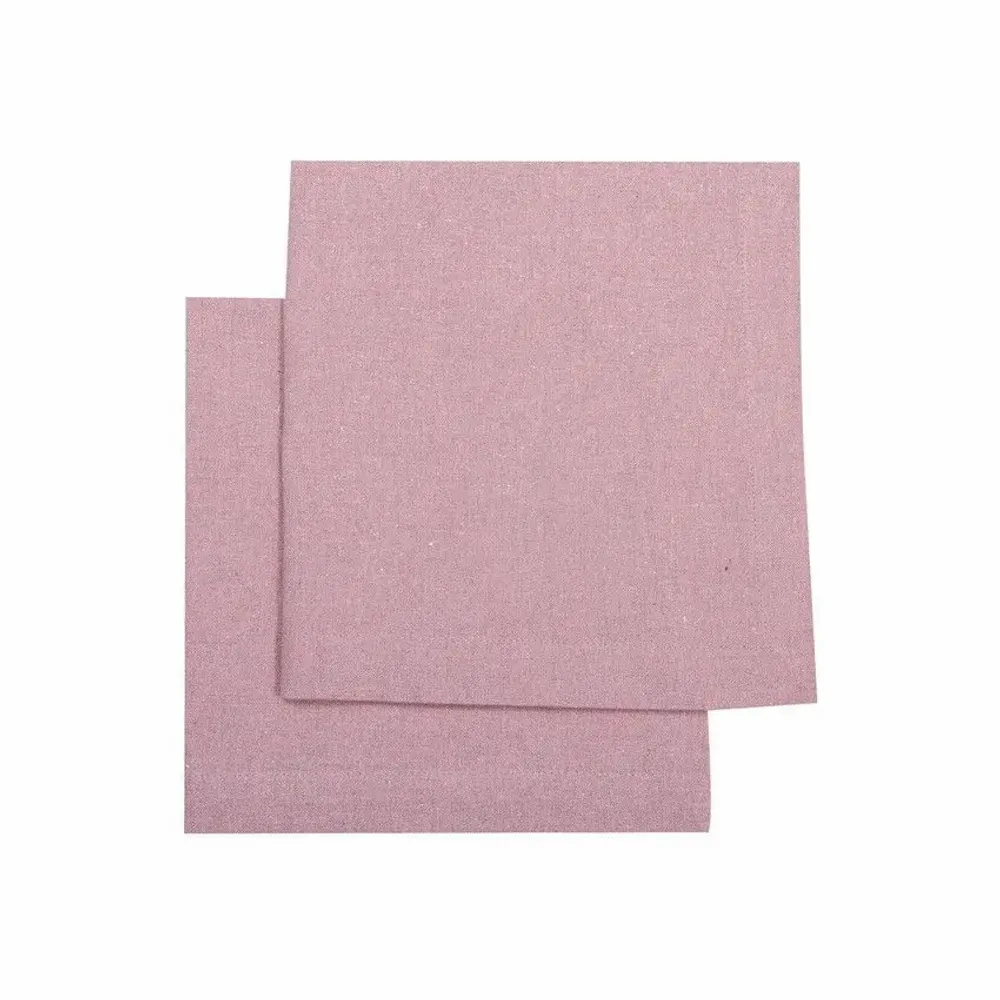 Table linen - SERVIETTE RECYCLÉE 2-PACK ELIN, ROSE CLAIR 45x45cm - BY WILLE