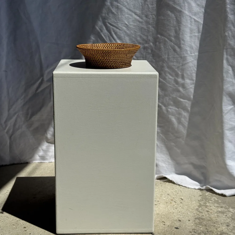 Storage boxes - Small flared Indonesian woven rattan bowl D20 H6 - OFFICE OBJETS