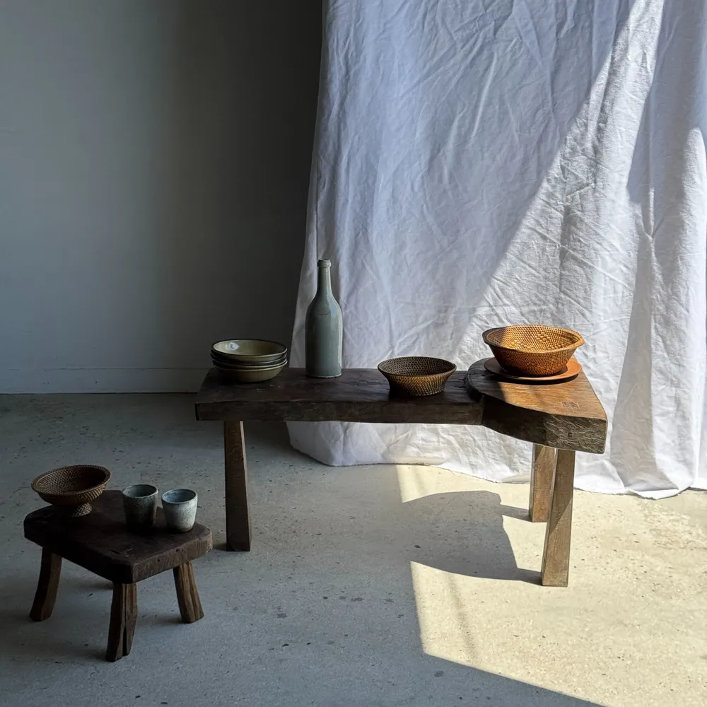 Storage boxes - Small flared Indonesian woven rattan bowl D20 H6 - OFFICE OBJETS