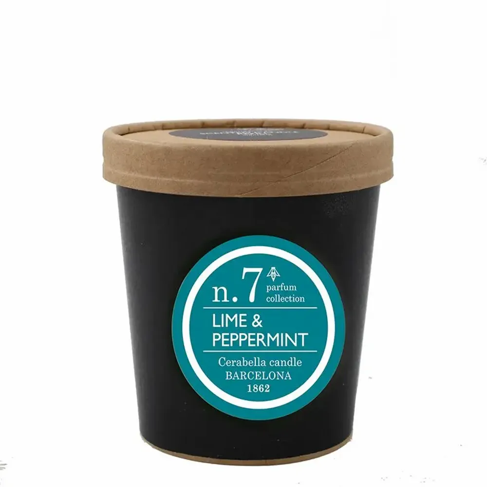 Bougies - NUMBERS NUM.7 LIME & PEPPERMINT CANDLE REFILL - CERABELLA SL