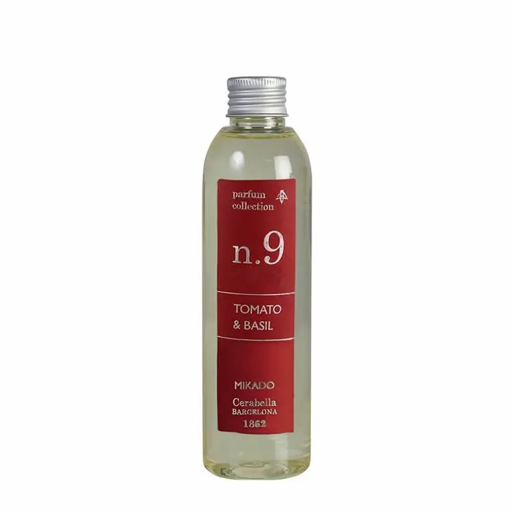 Diffuseurs de parfums - NUMBERS NUM.9 TOMATO & BASIL DIFFUSER REFILL - CERABELLA SL