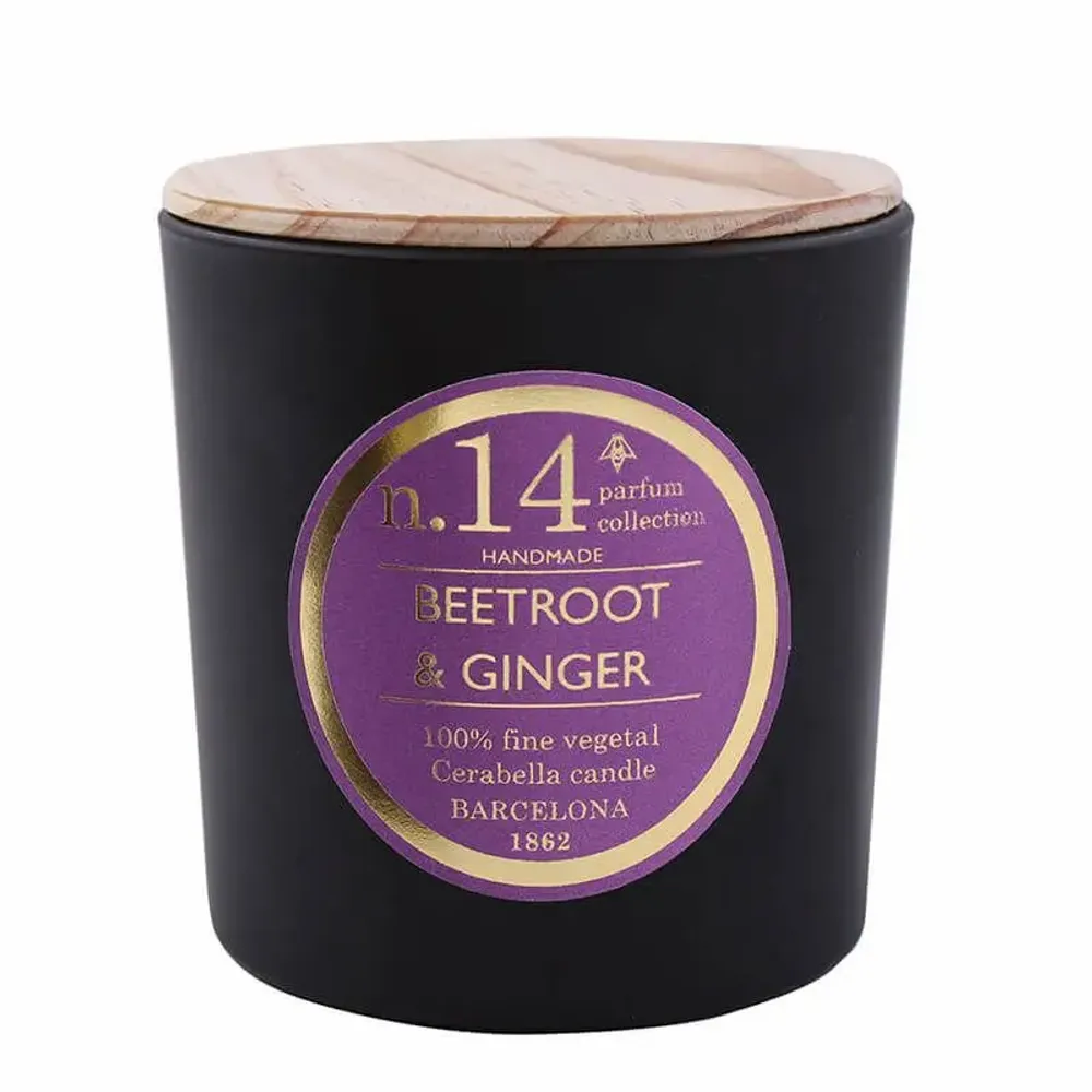 Candles - NUMBERS COLLECTION NUM.14 BEETROOT & GINGER - CERABELLA SL