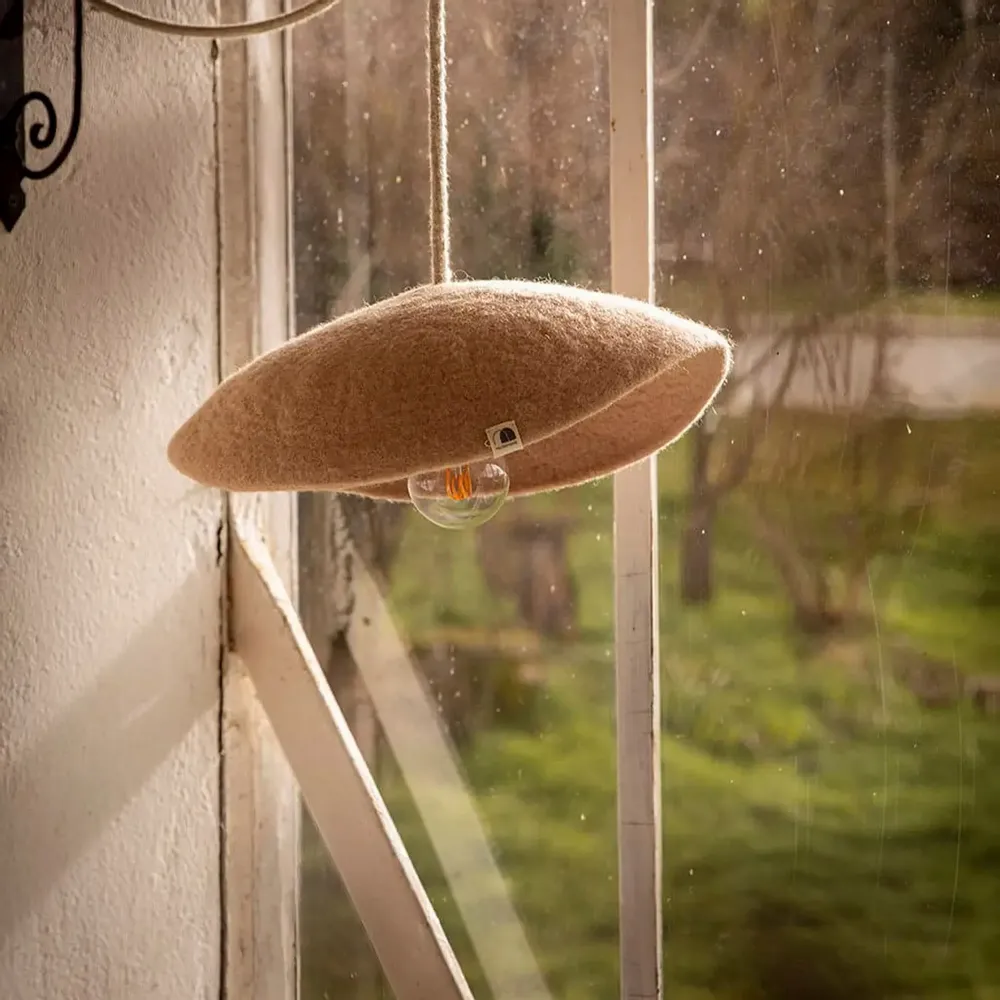 Blinds - HANDMADE FELTED LAMPSHADES - MUSKHANE