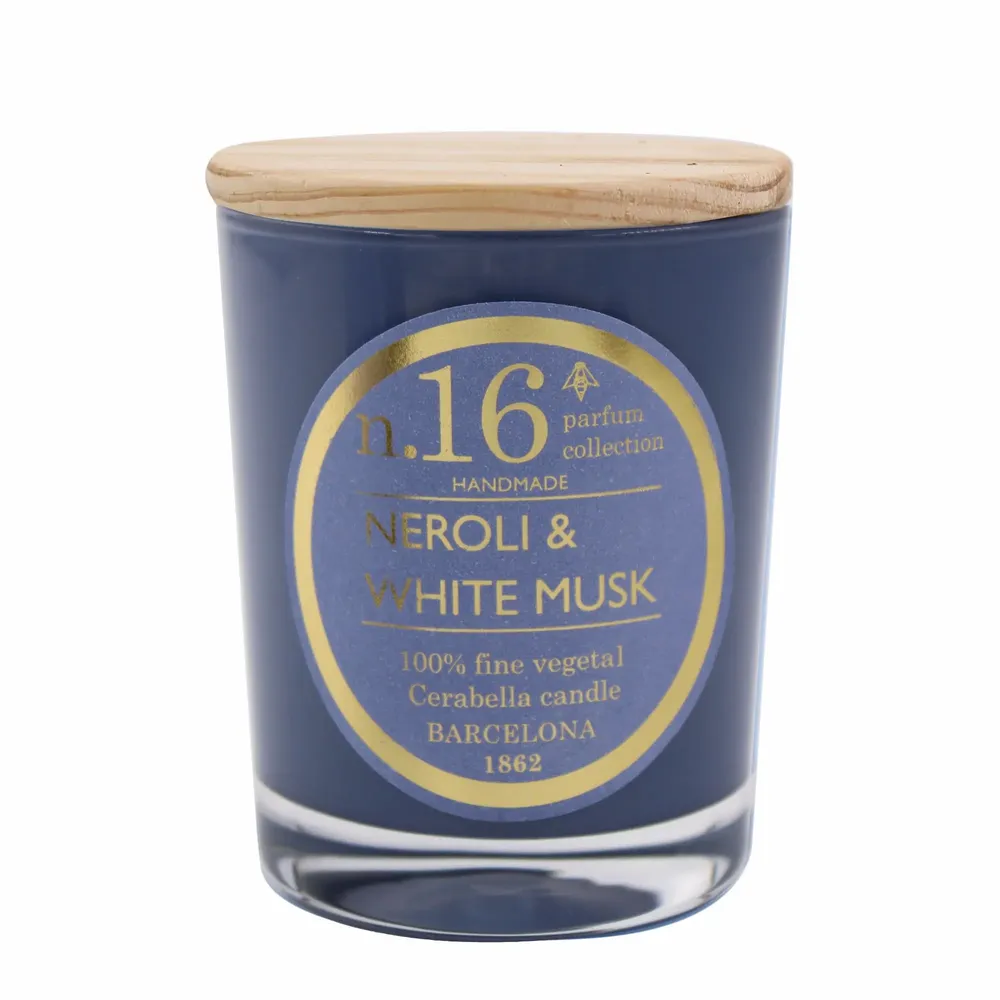 Candles - NUMBERS COLLECTION NUM.16 NEROLI & WHITE MUSK - CERABELLA SL