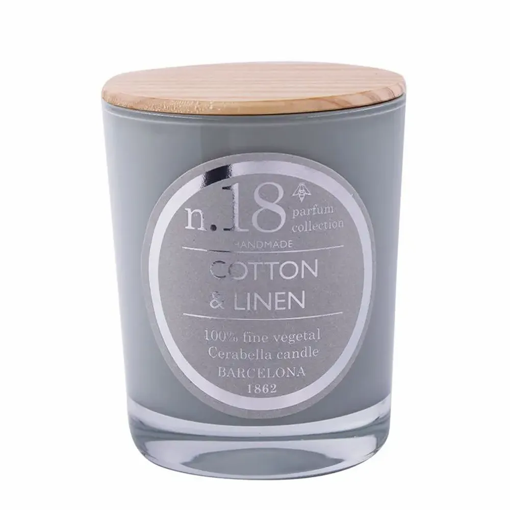 Bougies - NUMBERS NUM.18 COTTON & LINEN - CERABELLA SL
