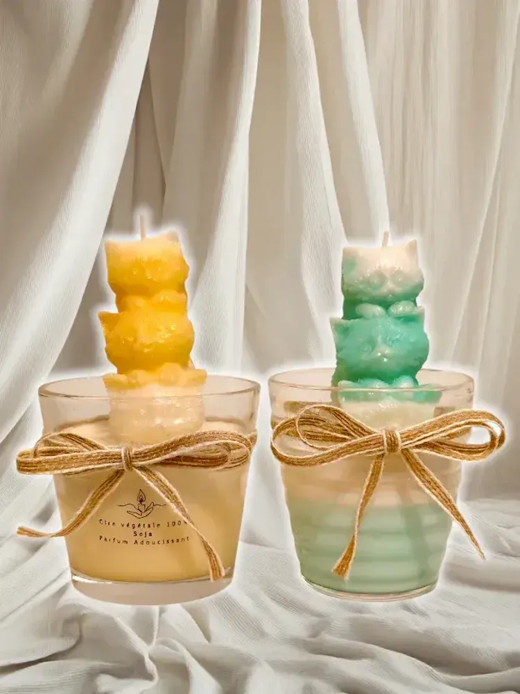 Candles - Cat Container Scented Candles – Artistic Décor & Gift - WIRAWIRI