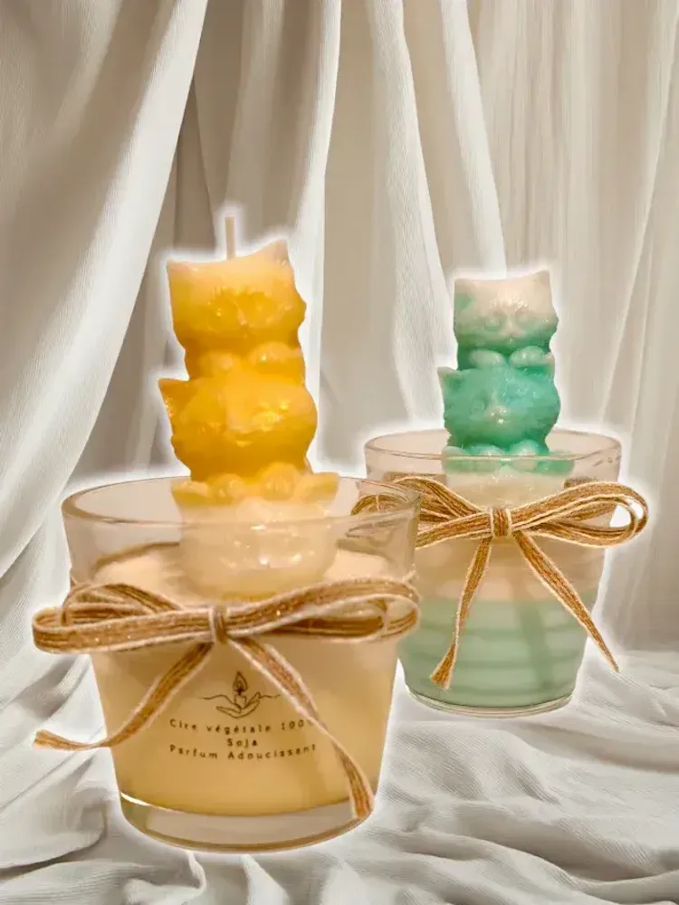 Candles - Cat Container Scented Candles – Artistic Décor & Gift - WIRAWIRI
