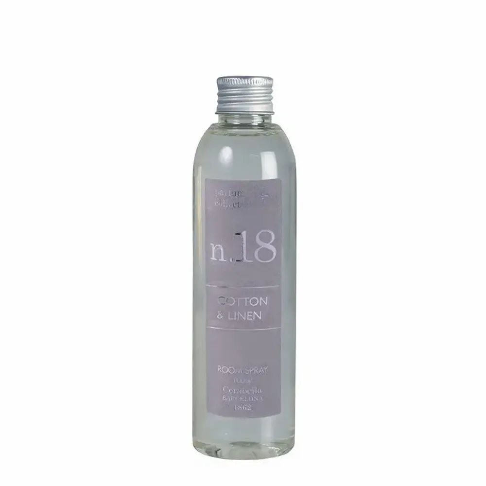 Scent diffusers - NUMBERS COLLECTION NUM.18 COTTON & LINEN DIFFUSER REFILL - CERABELLA SL