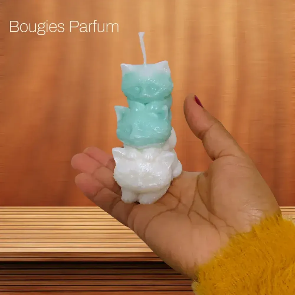 Candles - Cute Cat Candle – Handmade Artistic Gift for Cat Lovers - WIRAWIRI