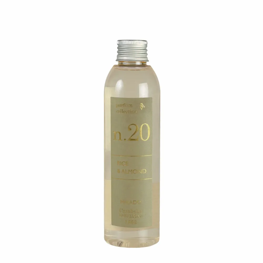 Scent diffusers - NUMBERS COLLECTION NUM.20 RICE & ALMOND DIFFUSER REFILL - CERABELLA SL