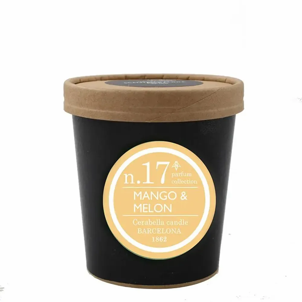 Candles - NUMBERS COLLECTION NUM.17 MANGO & MELON CANDLE REFILL - CERABELLA SL