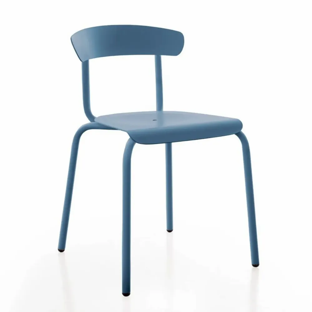 Fauteuils - Chaise d'extérieur empilable en aluminium ALU MITO - ALTEK ITALIA DESIGN