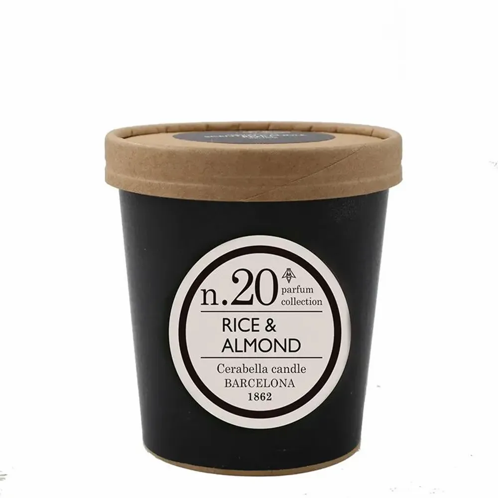 Bougies - NUMBERS NUM.20 RICE & ALMOND CANDLE REFILL - CERABELLA SL
