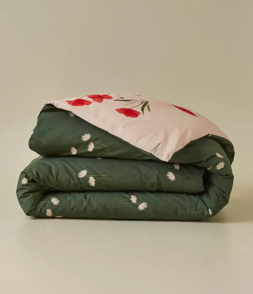 Bed linens - Un air de prairie cotton sateen bed linen - SYLVIE THIRIEZ