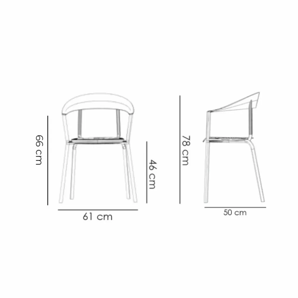 Fauteuils - ALU MITO stackable aluminium outdoor armchair - ALTEK ITALIA DESIGN