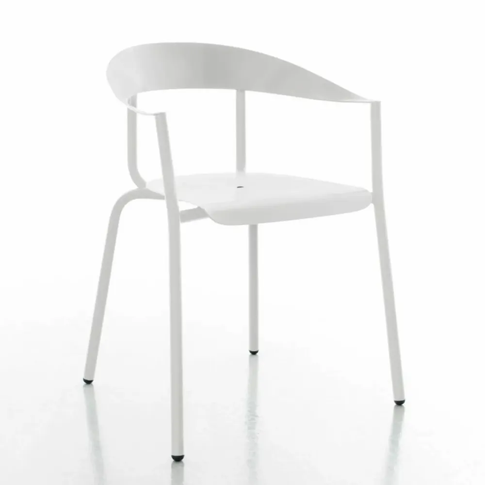 Fauteuils - ALU MITO stackable aluminium outdoor armchair - ALTEK ITALIA DESIGN