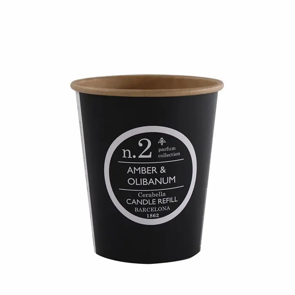 Candles - NUMBERS COLLECTION NUM.2 AMBER & OLIBANUM CANDLE REFILL - CERABELLA SL