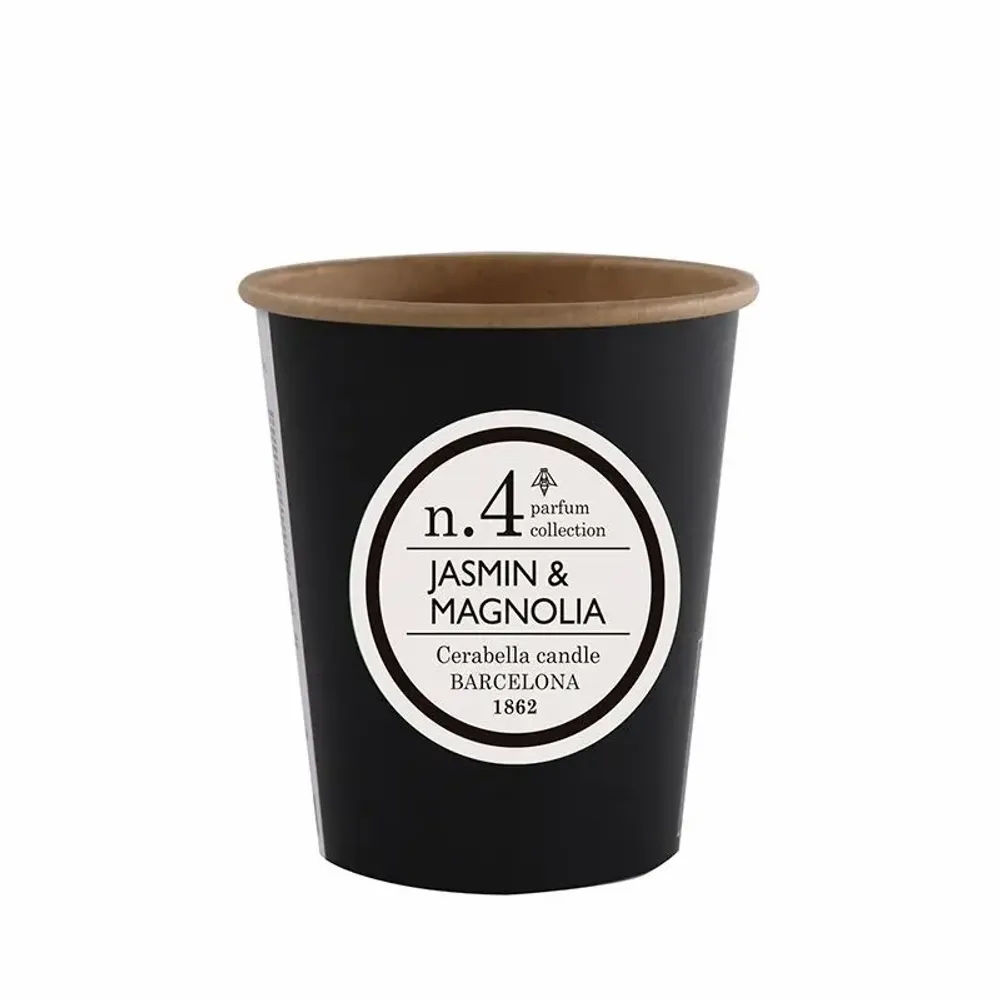 Candles - NUMBERS COLLECTION NUM.4 JASMINE & MAGNOLIA CANDLE REFILL - CERABELLA SL
