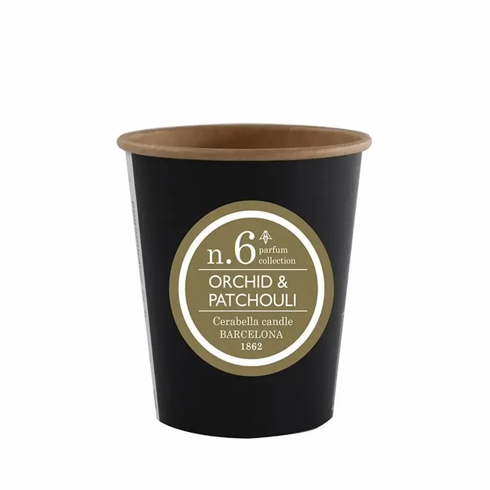 Candles - NUMBERS COLLECTION NUM.6 ORCHID & PACHOULI CANDLE REFILL - CERABELLA SL