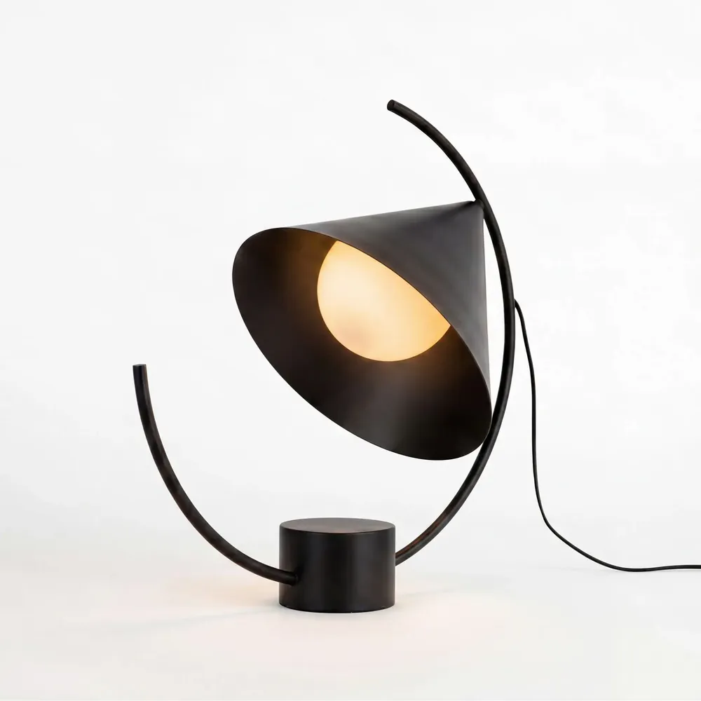 Lampes à poser - Lampe de table en acier noir - ANGEL CERDÁ