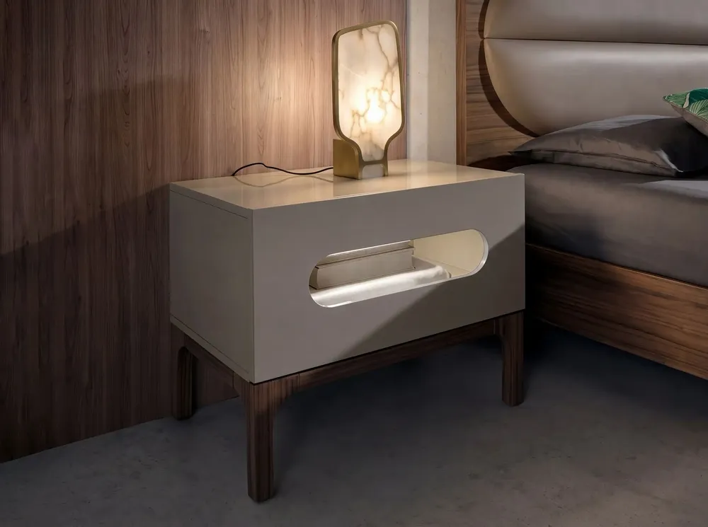 Table lamps - Table lamp in natural Alabaster stone and polished gold steel - ANGEL CERDÁ