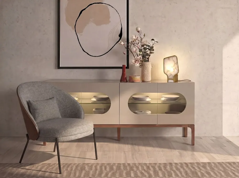 Table lamps - Table lamp in natural Alabaster stone and polished gold steel - ANGEL CERDÁ