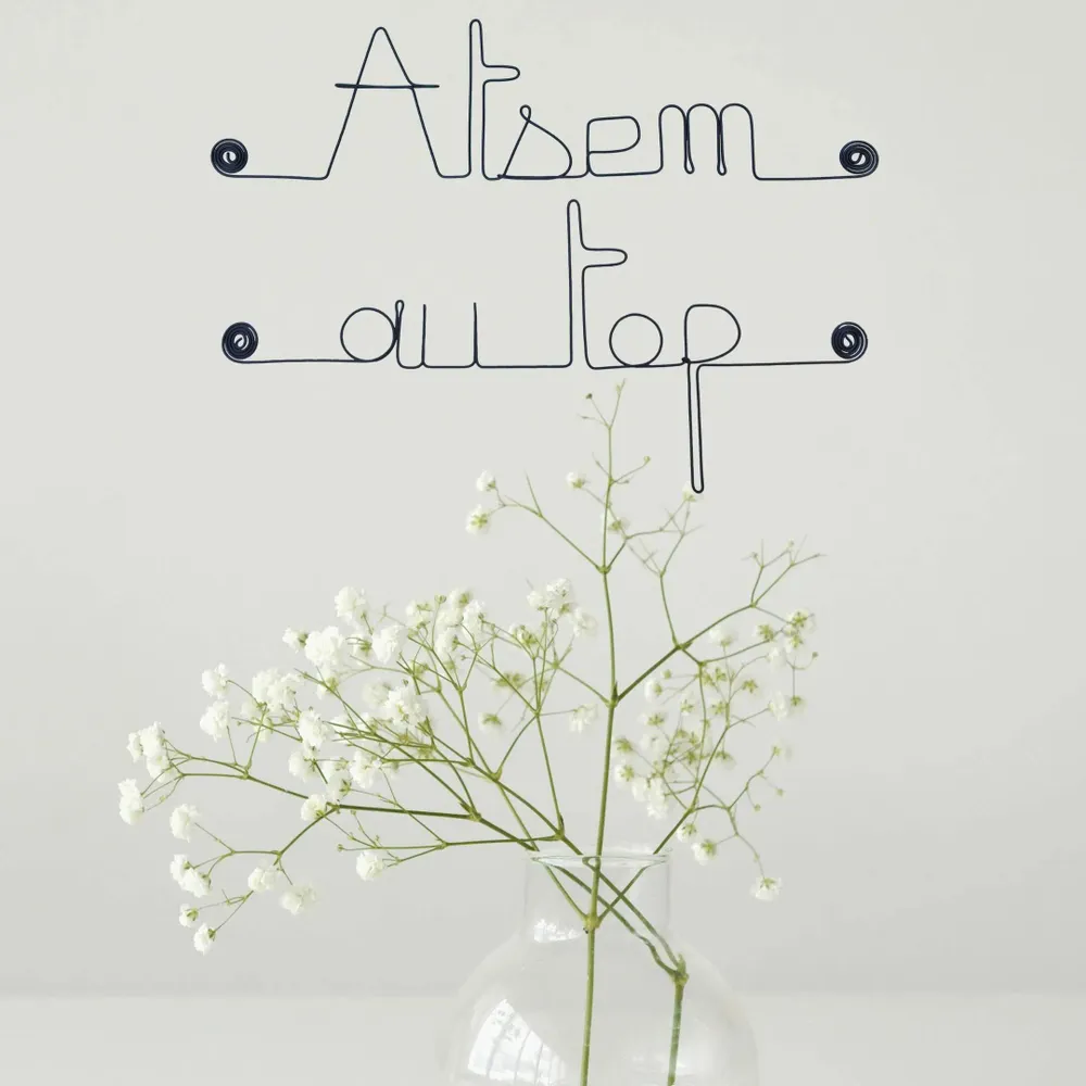 Gifts - End of school year gift "ATSEM at the top" - Decoration - BIJOUX DE MUR