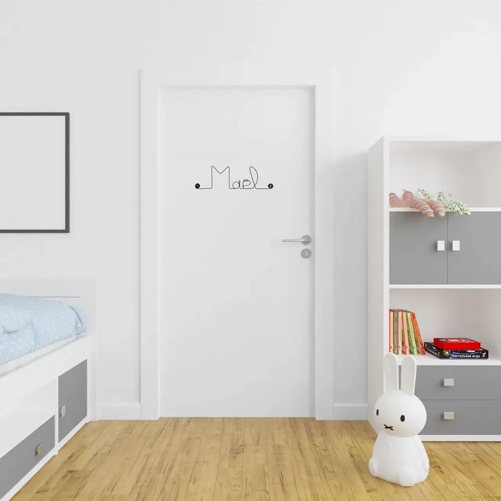 Objets déco enfant - Mot, Prénom, Nom de ville à personnaliser - Court - Décoration Murale - BIJOUX DE MUR