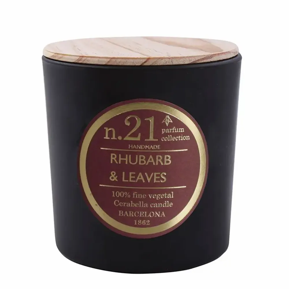 Candles - NUMBERS COLLECTION NUM.21 RHUBARB & LEAVES - CERABELLA SL