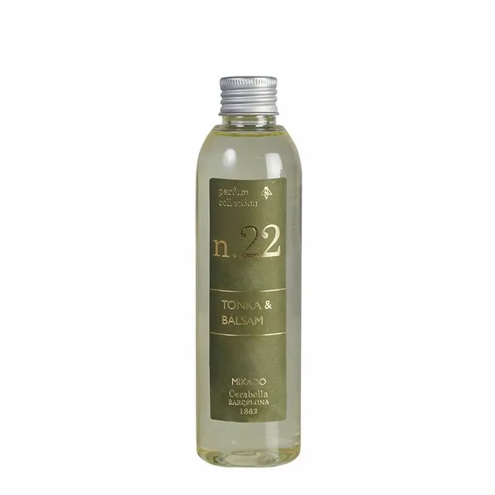 Scent diffusers - NUMBERS COLLECTION NUM.22 TONKA & BALSAM DIFFUSER REFILL - CERABELLA SL