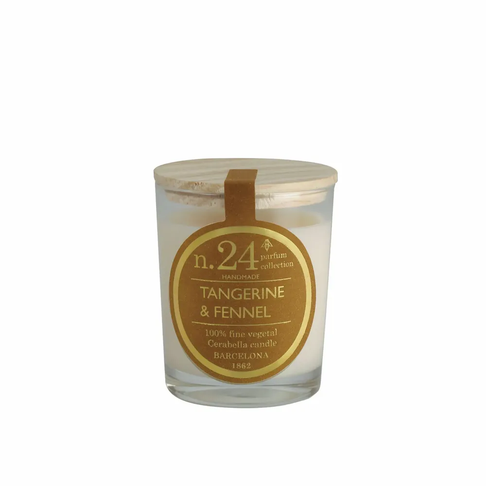 Candles - NUMBERS COLLECTION NUM.24 TANGERINE & FENNEL PACK OF 9 - CERABELLA SL