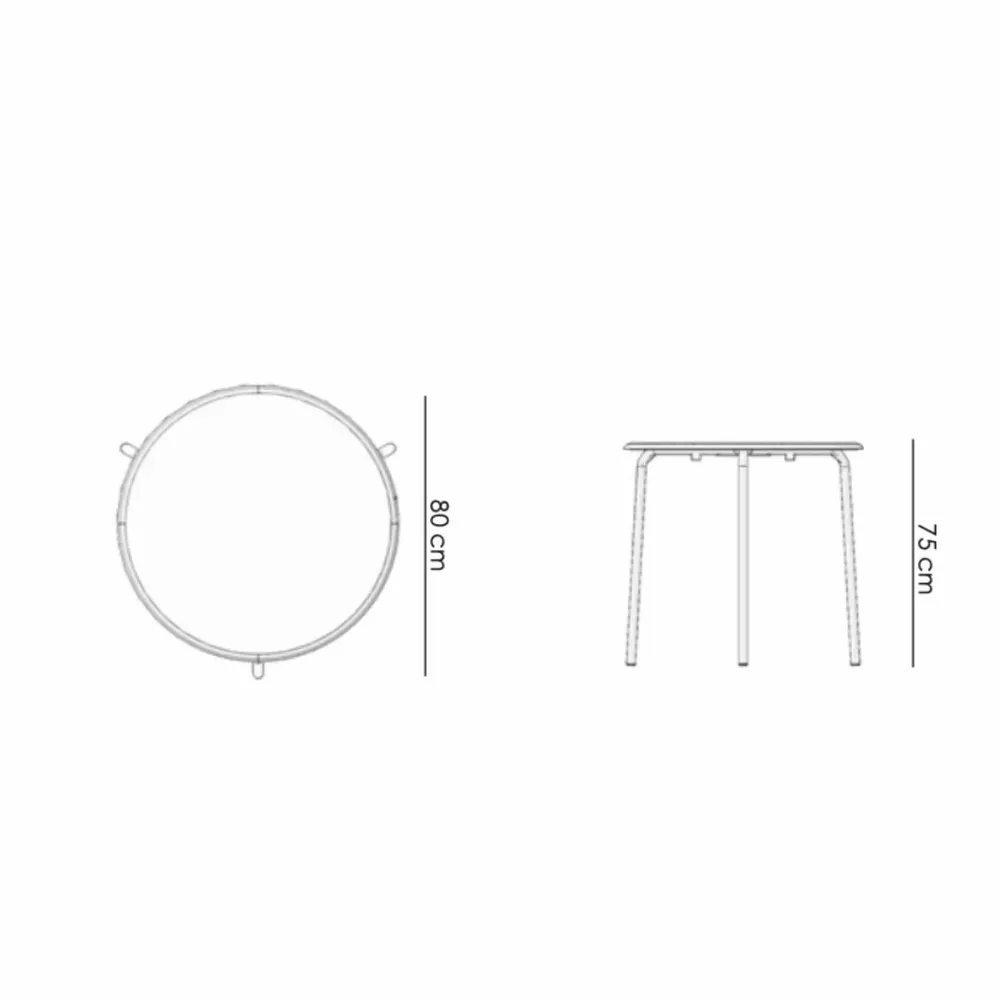 Dining Tables - ALU MITO stackable aluminum table - ALTEK ITALIA DESIGN