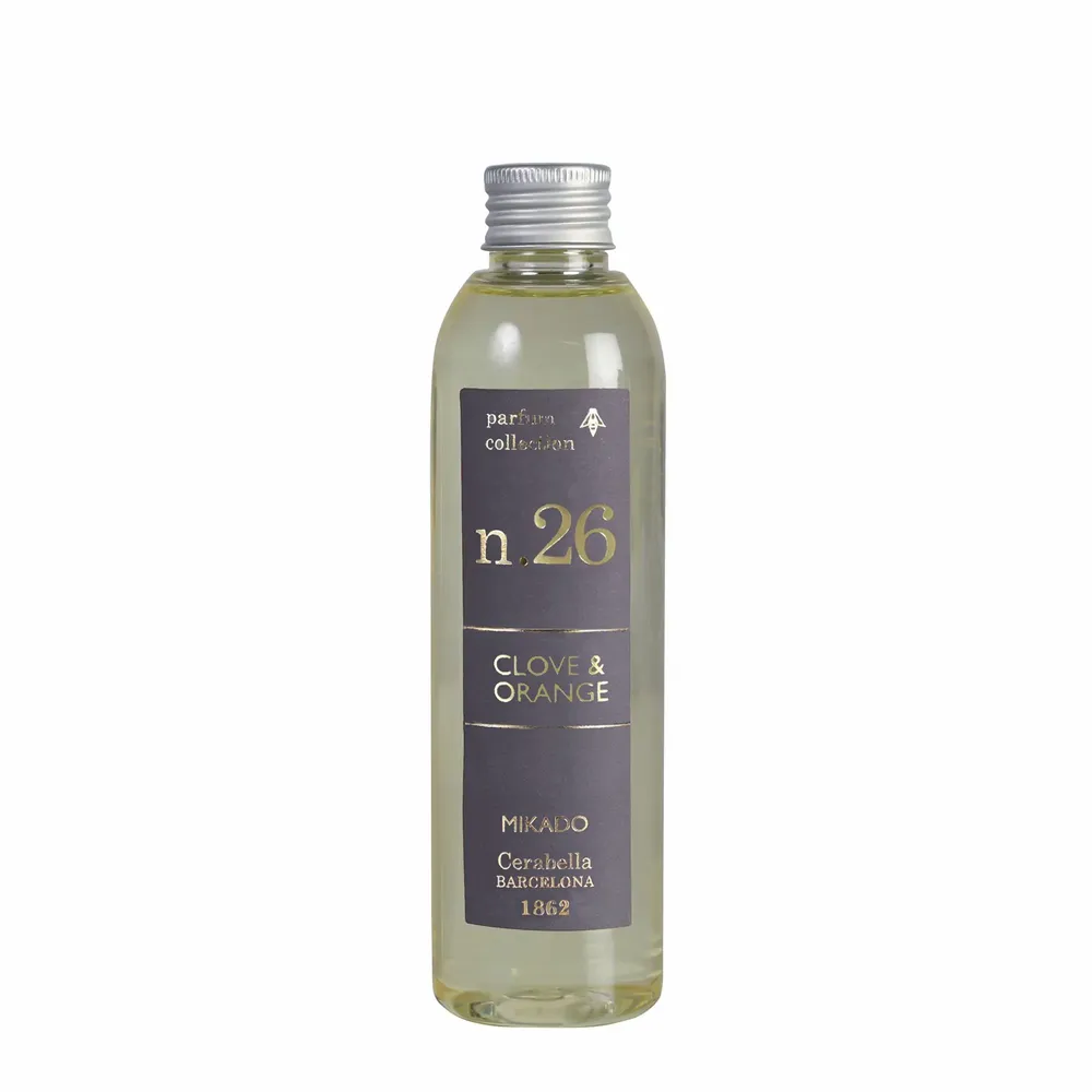 Scent diffusers - NUMBERS COLLECTION NUM.26 CLOVE AND ORANGE DIFFUSER REFILL - CERABELLA SL