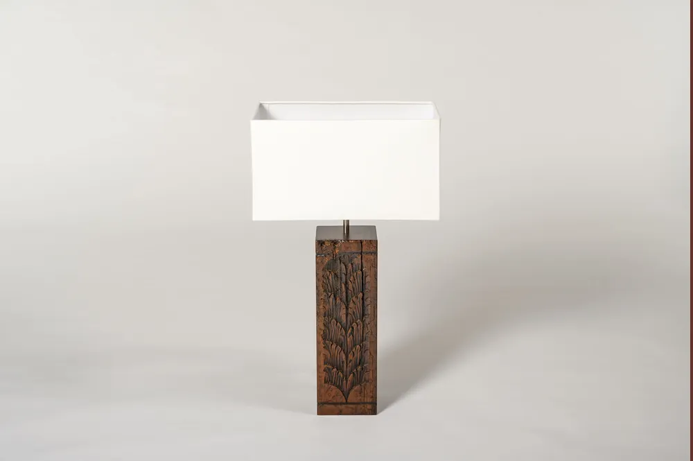 Desk lamps - The Wooden Lamp Laure - ESMERY EBENISTERIE