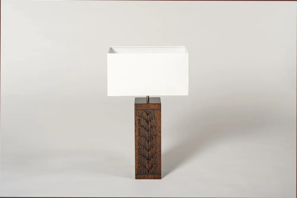 Table lamps - The Wooden Lamp Suzette - ESMERY EBENISTERIE