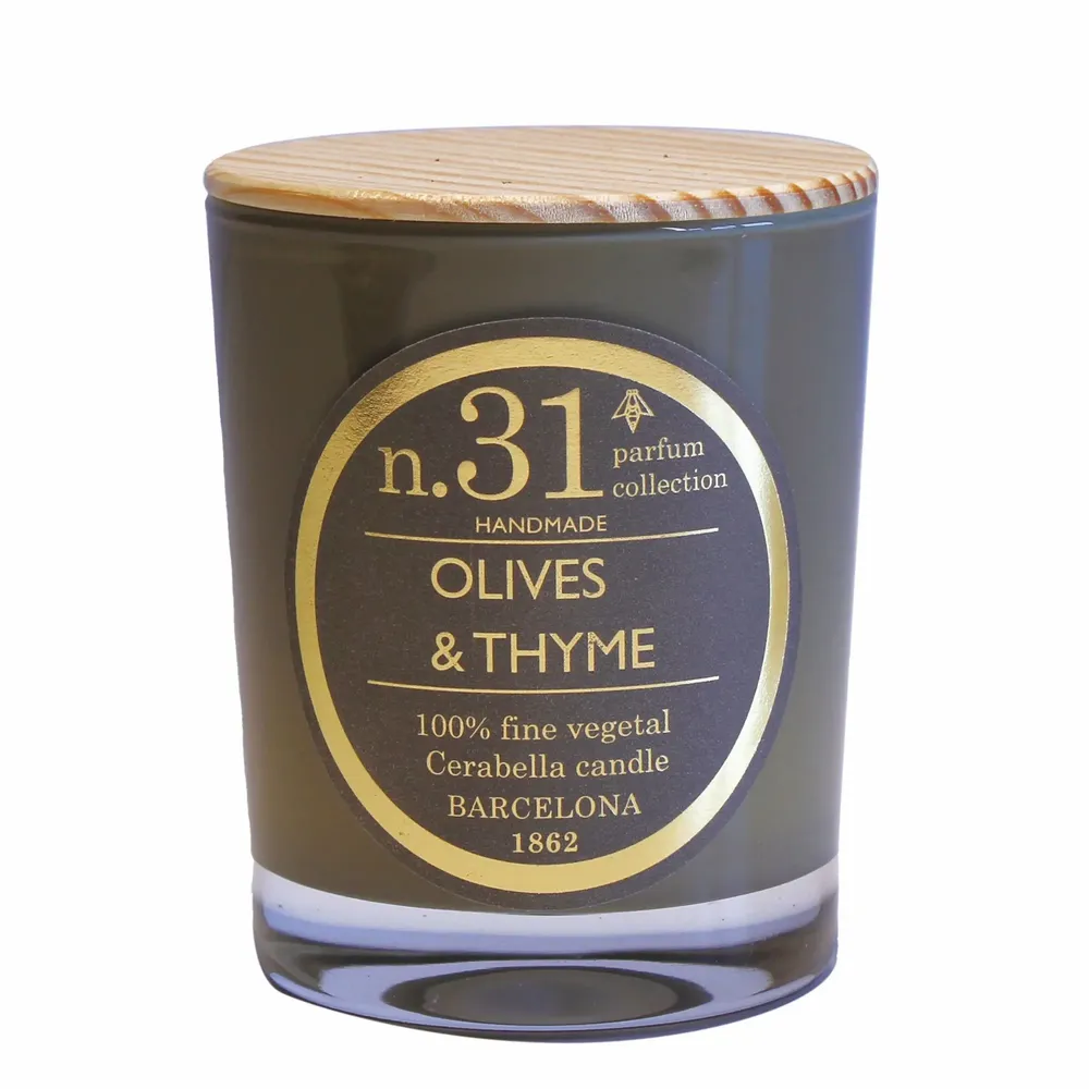 Bougies - NUMBERS NUM.31 OLIVES & THYME - CERABELLA SL