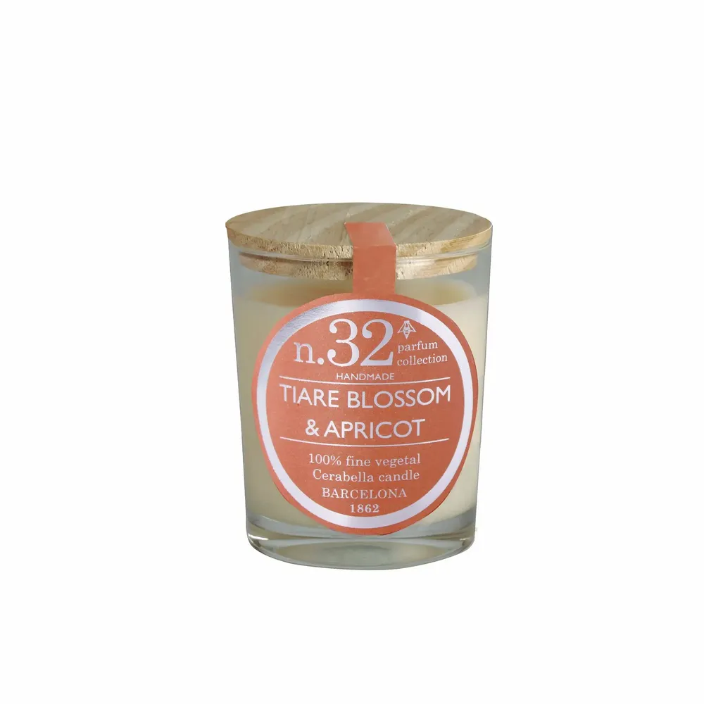 Candles - NUMBERS COLLECTION NUM.32 TIARE BLOSSOM & APRICOT PACK OF 9 - CERABELLA SL