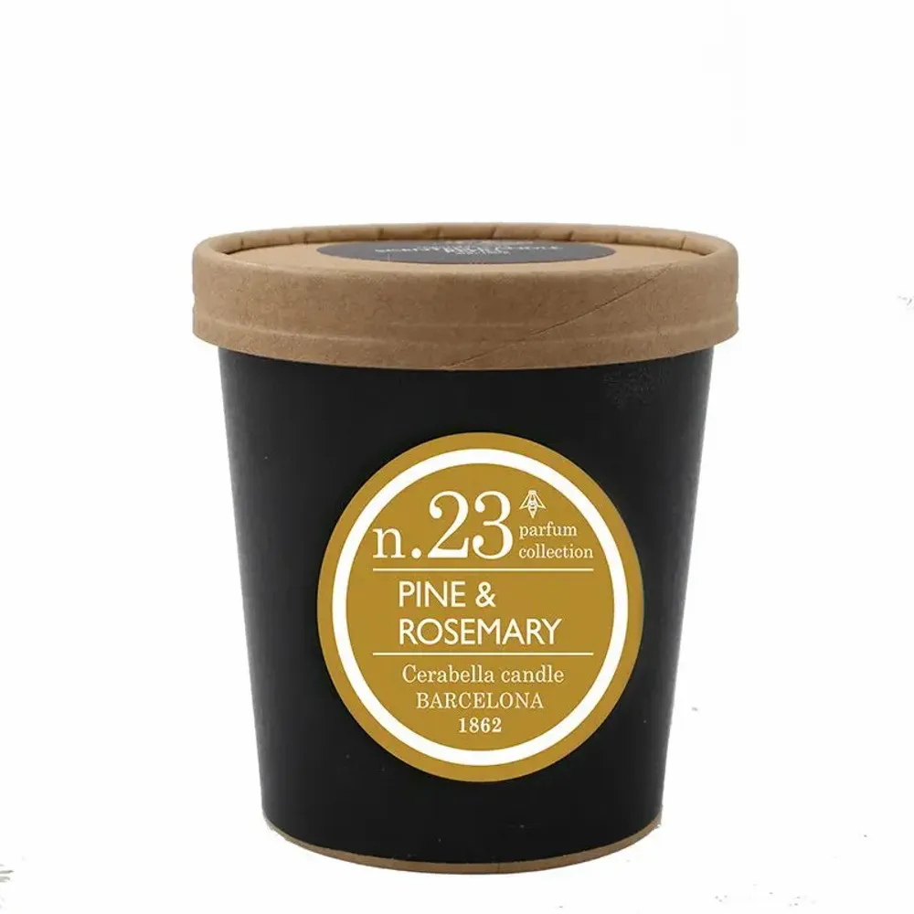 Candles - NUMBERS COLLECTION NUM.23 PINE & ROSEMARY CANDLE REFILL - CERABELLA SL
