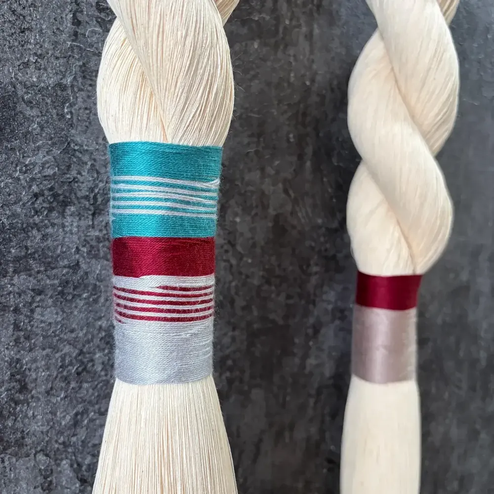 Other wall decoration - Twisted Harmony: 2-Piece Handmade Braided Macrame Wall Installation - SARMAL DESIGN