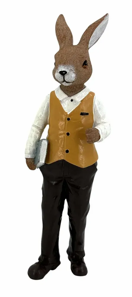 Sculptures, statuettes and miniatures - Resin Rabbit Figurine 26cm - ROLANDE DU DREUILH  LACE JEWEL