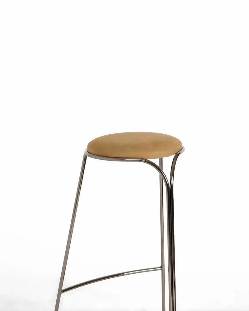 Tabourets - Tabouret de comptoir Flow Hi Stool, édition Ultrablack - LAPIEGA