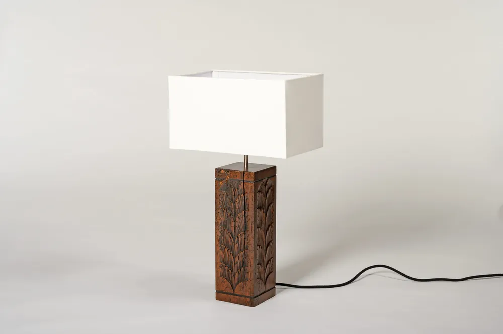 Table lamps - The Wooden Lamp Suzette - ESMERY EBENISTERIE