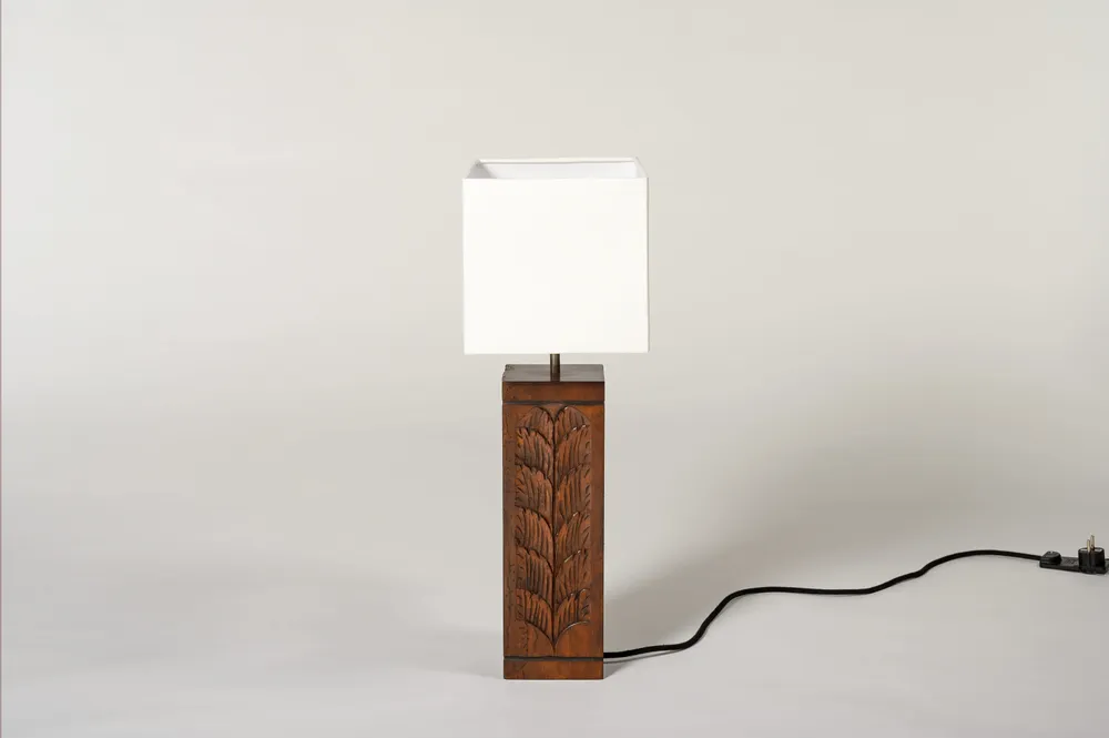 Desk lamps - The Wooden Lamp Laure - ESMERY EBENISTERIE