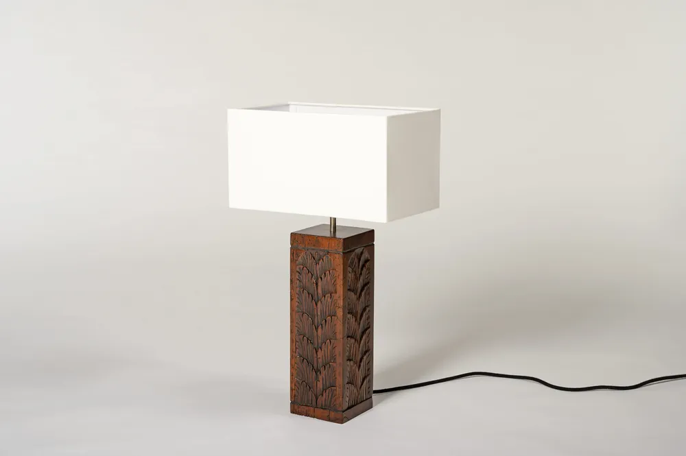 Desk lamps - The Wooden Lamp Laure - ESMERY EBENISTERIE