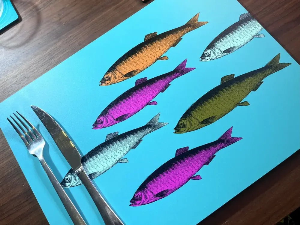 Sets de table - Set de table en forme de sardine - ZOOH