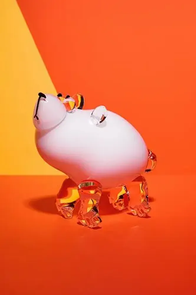 Verre d'art - Ours - Sculpture en verre soufflé - CAT DESIGNER VERRIER
