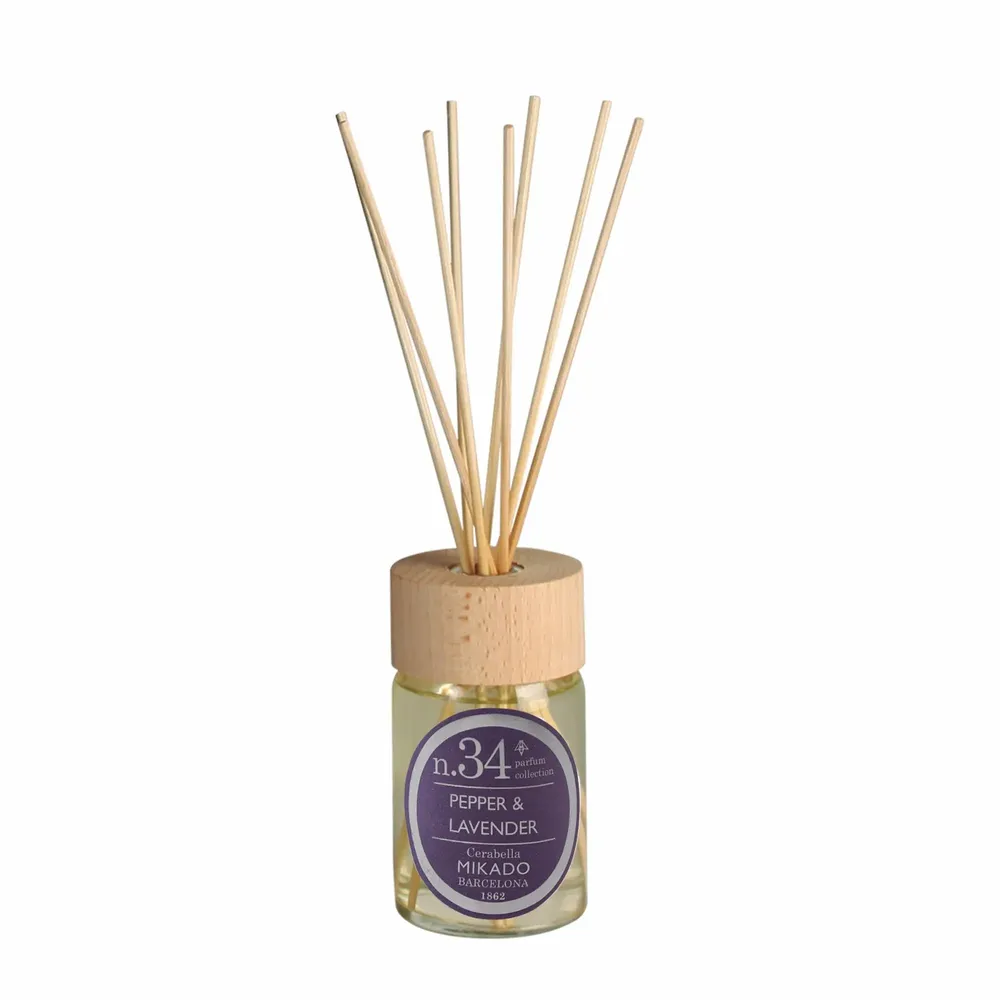 Scent diffusers - NUMBERS COLLECTION NUM.34 PEPPER & LAVENDER - CERABELLA SL